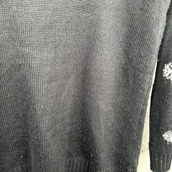 Tiara International Christmas Collection xmas tree black sweater Large - Picture 8 of 9